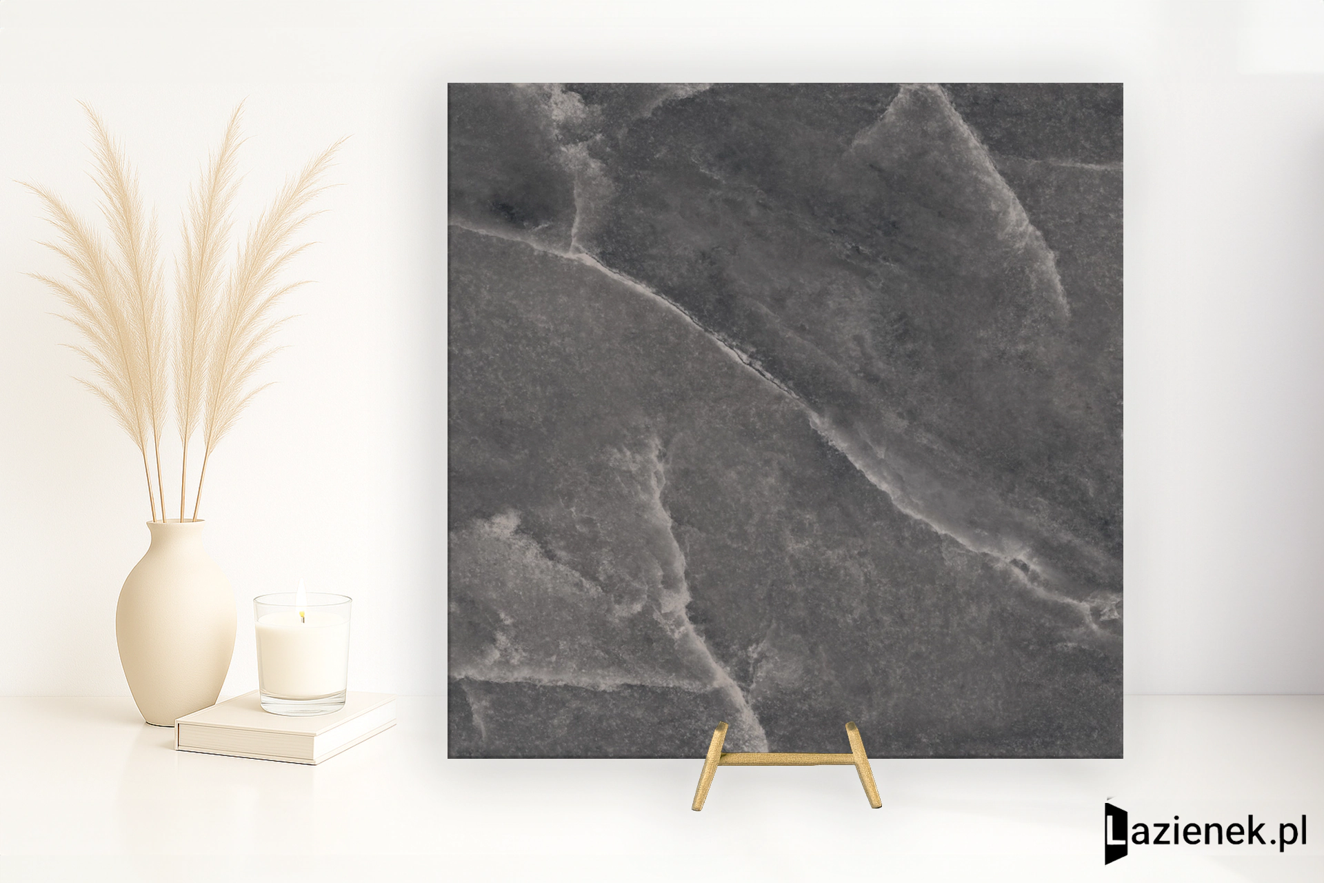 Casalgrande Padana Supreme Dark satynowa 60x60 cm gr. 9 mm - płytka rektyfikowana/16741530